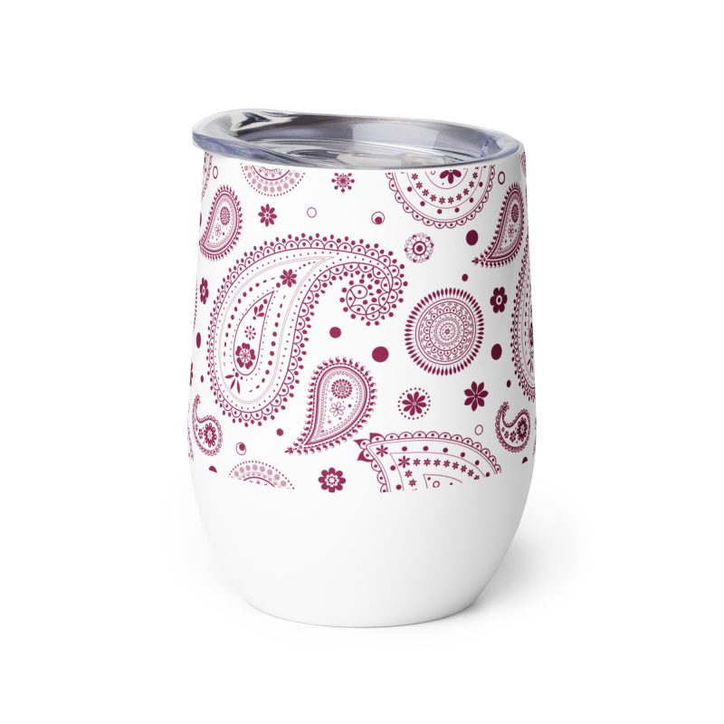 Vintumbler - Ukrainian Paisley bordaux