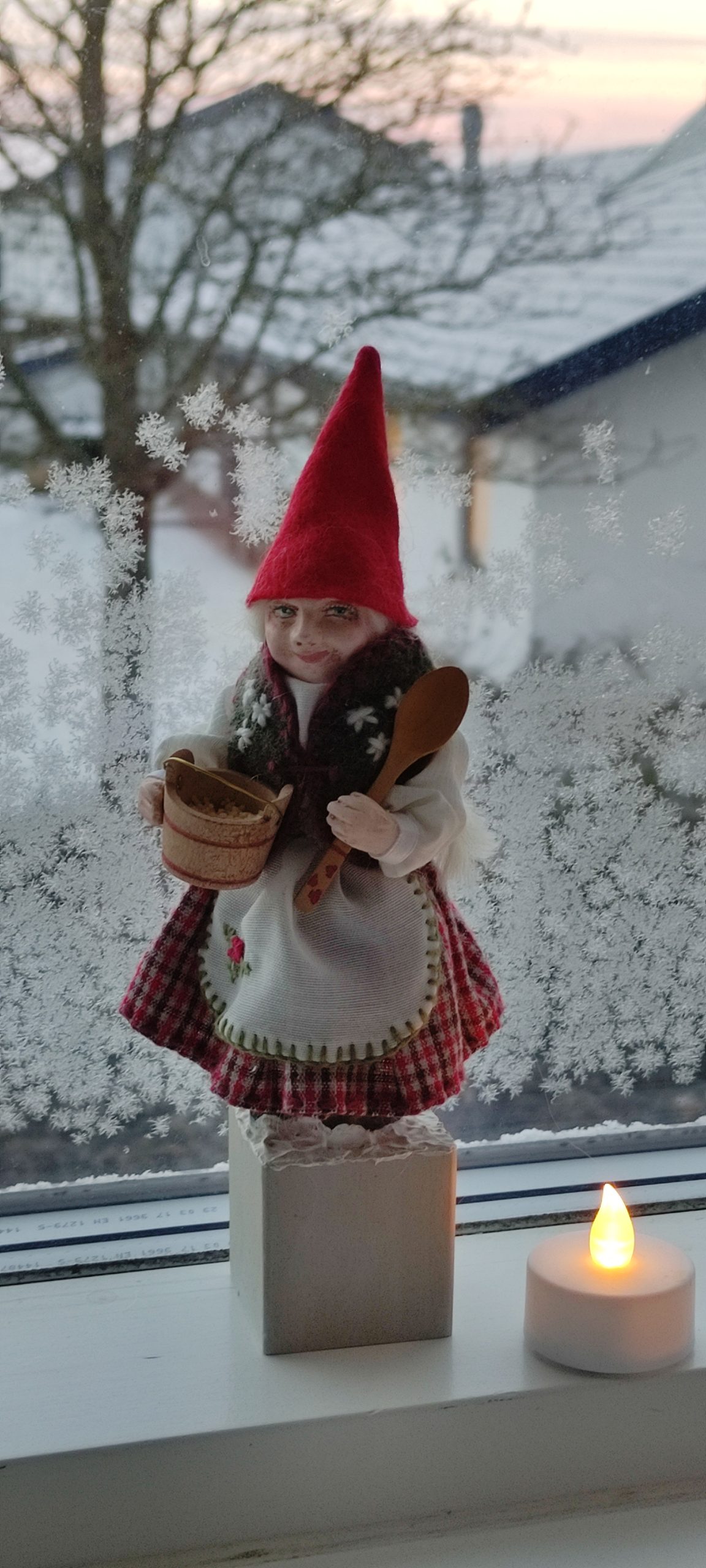 Nisse som laver risengrød